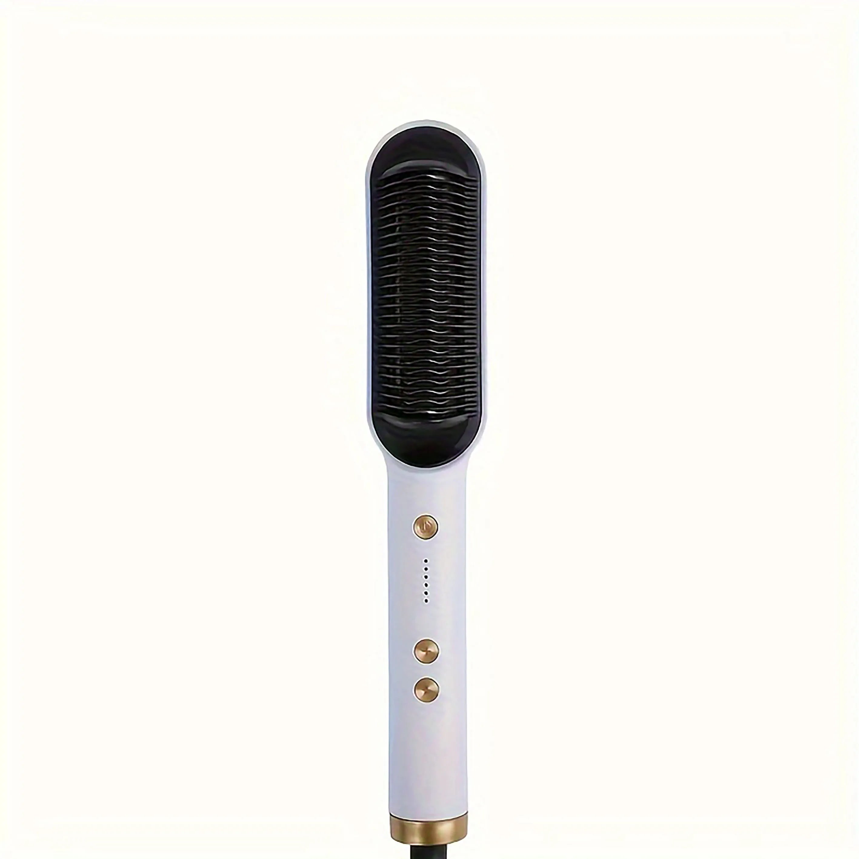 2-in-1 Electric Hair Straightener & Curler Brush – Fast Heat Styling Comb for Smooth, Frizz-Free Hair